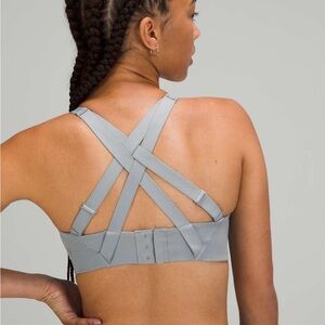Lululemon Energy Bra High Support – Gray – Size 34C